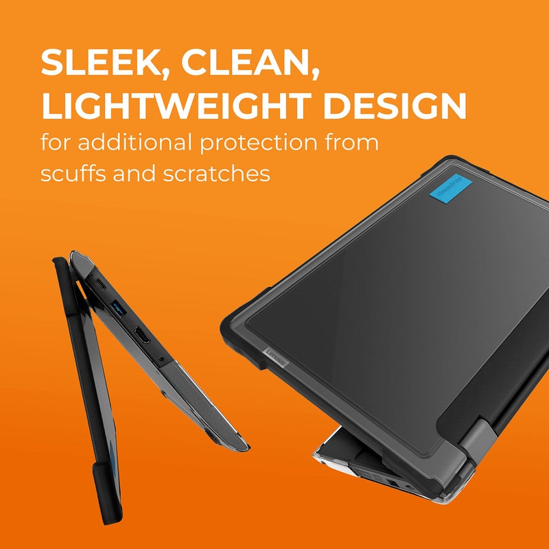 Gumdrop Cases Gumdrop SlimTech Laptop Case Fits Lenovo 300e Chromebook (2nd Gen, Intel). Designed for K-12 Students, Teachers and Classrooms â€“ Drop Tested, Rugged, Shockproof Bumpers for Reliable Device Protection - Image 5